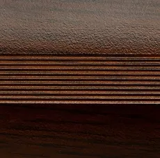 Порог (стык) Русский профиль Т-образный декорированный, 13*1800мм, Орех тёмный