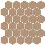 Мозаика из керамогранита Marazzi  63011 Агуста оранжевый матовый 29,7x29,8x0,69 из 30 частей 5,2х6, 1 кв.м.