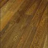 Паркетная доска Wood Bee 1-полосная Дуб Коттедж брашированный под лаком, 1 м.кв.