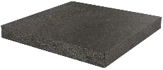 Ступень угловая клееная Kerama Marazzi DD600700R/GCA Про Стоун черный 33х33