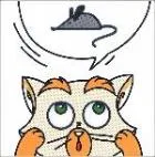 Декор Kerama Marazzi NT/A132/5009 Кошки-Мышки Мышка 20х20