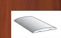 Наличник МДФ полукруглый 2150х70х8мм для дверей ПВХ П-31 Итальянский Орех