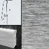 Плинтус шпонированный Burkle Алюминий 60x15, 1 м.п.