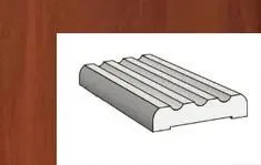 Наличник МДФ Тип-3 2150х70х10мм для дверей ПВХ П-31 Итальянский орех