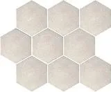 Керамогранит Kerama Marazzi SG1004N Тюрен серый светлый, полотно 37х31 из 9 частей 12х10,4 12х10,4х7, 1 кв.м.