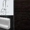 Плинтус шпонированный Burkle Венге ориджинал 60x22, 1 м.п.